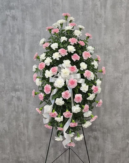 Classic Carnation Easel Spray –  North Star Blooms, Roseville MN
