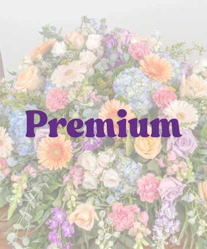Springtime Symphony Casket Cover –  North Star Blooms, Roseville MN