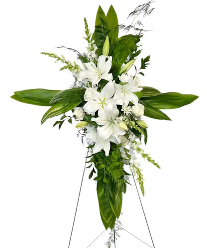 Graceful Serenity Cross –  North Star Blooms, Roseville MN