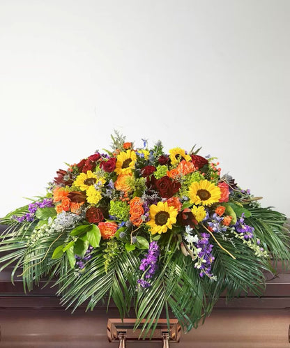 Colorful Legacy Casket Blanket