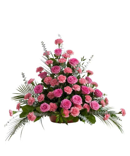 Roses & Carnations Floor Piece