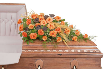 Fall Splendor Casket Spray –  North Star Blooms, Roseville MN