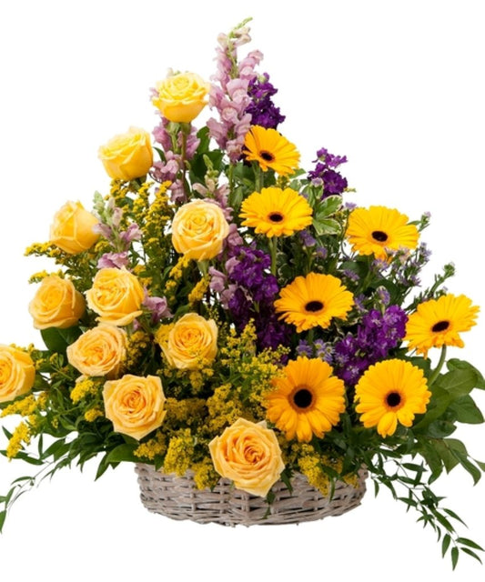 Vivid Memories Basket Tribute –  North Star Blooms, Roseville MN