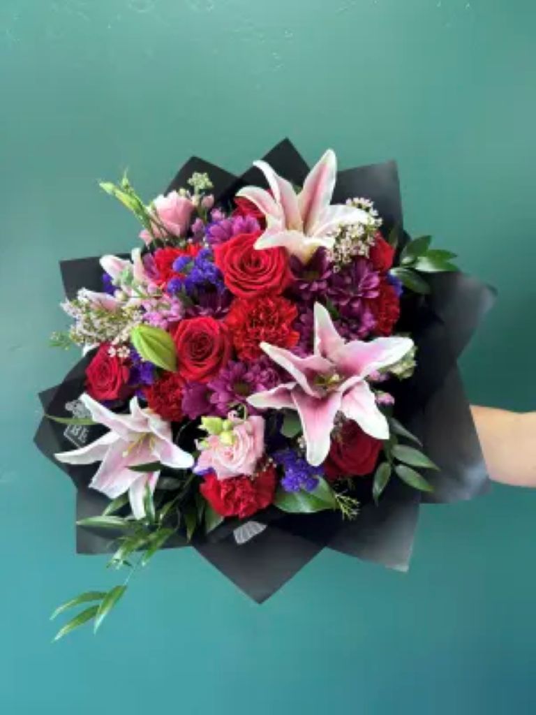 Romantic Antics Wrapped  –  North Star Blooms, Roseville MN
