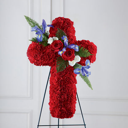 Faithful Hero Floral Cross –  North Star Blooms, Roseville MN