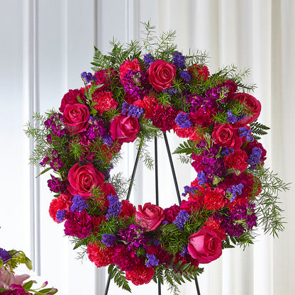 Calming Colors Wreath –  North Star Blooms, Roseville MN