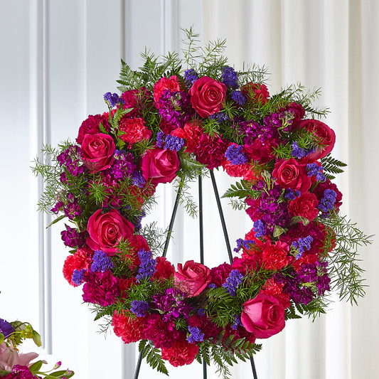 Calming Colors Wreath –  North Star Blooms, Roseville MN