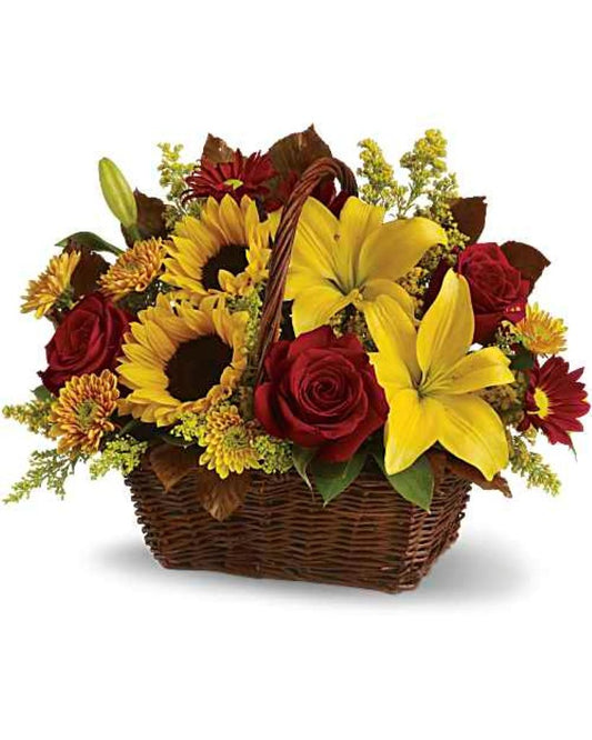 Golden Days Basket –  North Star Blooms, Roseville MN