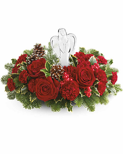 Teleflora's Evergreen Blooms Bouquet