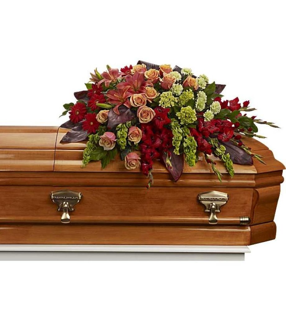 A Fond Farewell Casket Spray