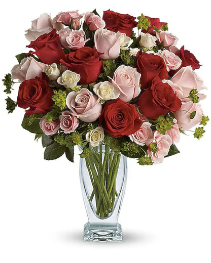 Cupids Creation With Red Roses