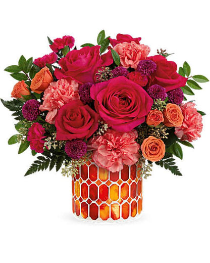 Teleflora's Sunset Blooms Bouquet –  North Star Blooms, Roseville MN