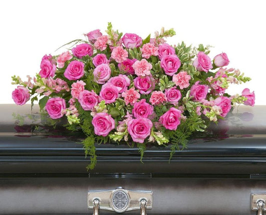 Peaceful Pink Casket Spray