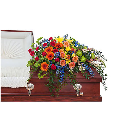Treasured Celebration Casket Spray
