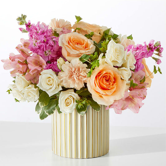 Paradise Bouquet with Ivory Vase –  North Star Blooms, Roseville MN