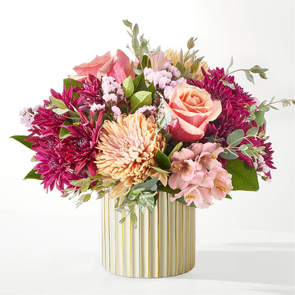 Berry Cobbler Bouquet with Ivory Vase –  North Star Blooms, Roseville MN