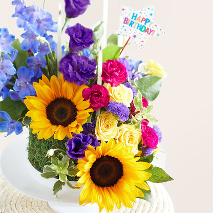 Star of the Day Floral Cake –  North Star Blooms, Roseville MN