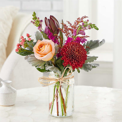 Moody Hues Bouquet –  North Star Blooms, Roseville MN