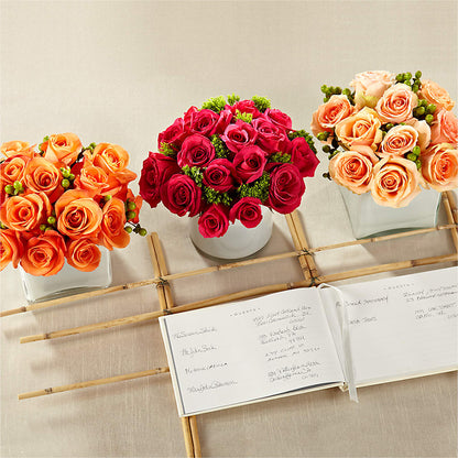 Dawn Rose Centerpiece –  North Star Blooms, Roseville MN